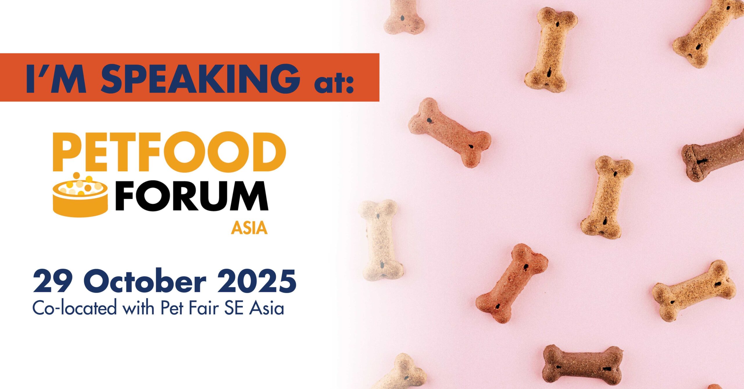 Petfood Forum Asia speaker LinkedIn post